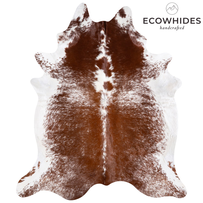 Brazilian Brown Salt and Pepper Cowhide Rug Size 8'0" L x 7'1" W 5717