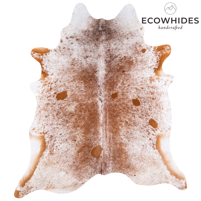 Brazilian Brown Salt and Pepper Cowhide Rug Size 7'10" L x 7'1" W 5719