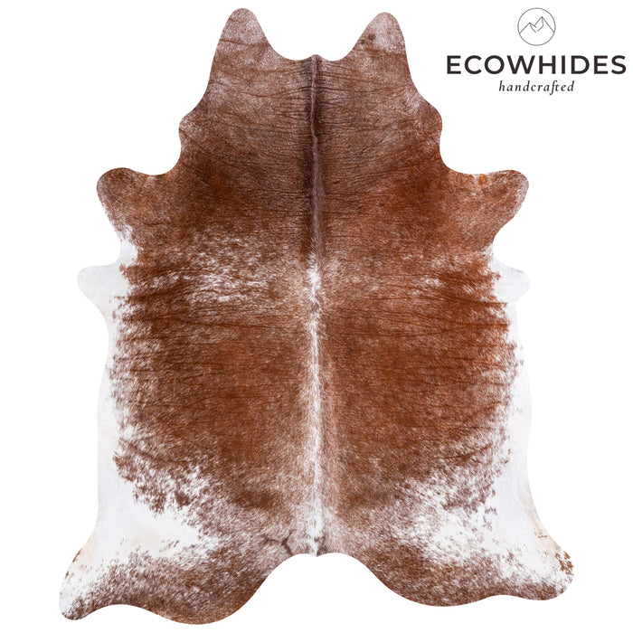 Brazilian Brown Salt and Pepper Cowhide Rug Size 8'3" L x 6'10" W 5726