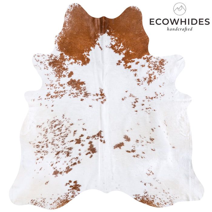 Brazilian Brown Salt and Pepper Cowhide Rug Size 7'11" L x 7'3" W 5951