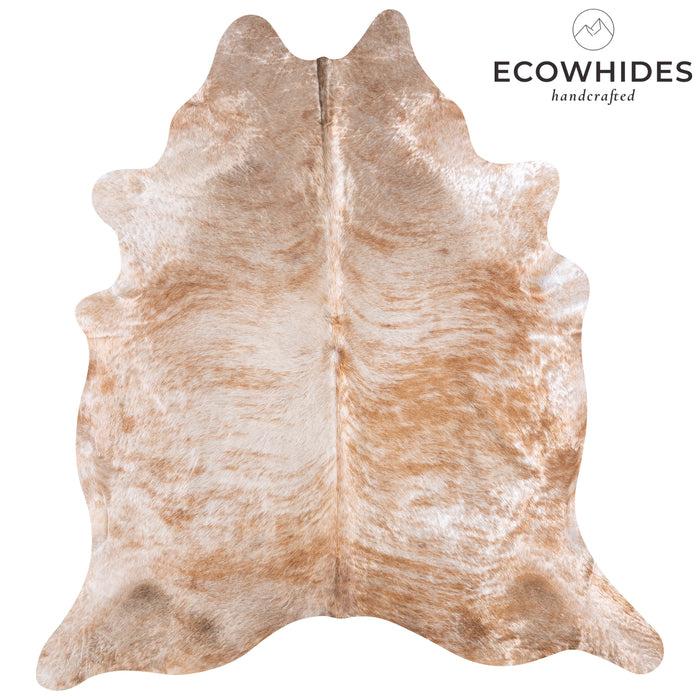 Brazilian Beige Cowhide Rug Size 7'11" L x 7'0" W 5961