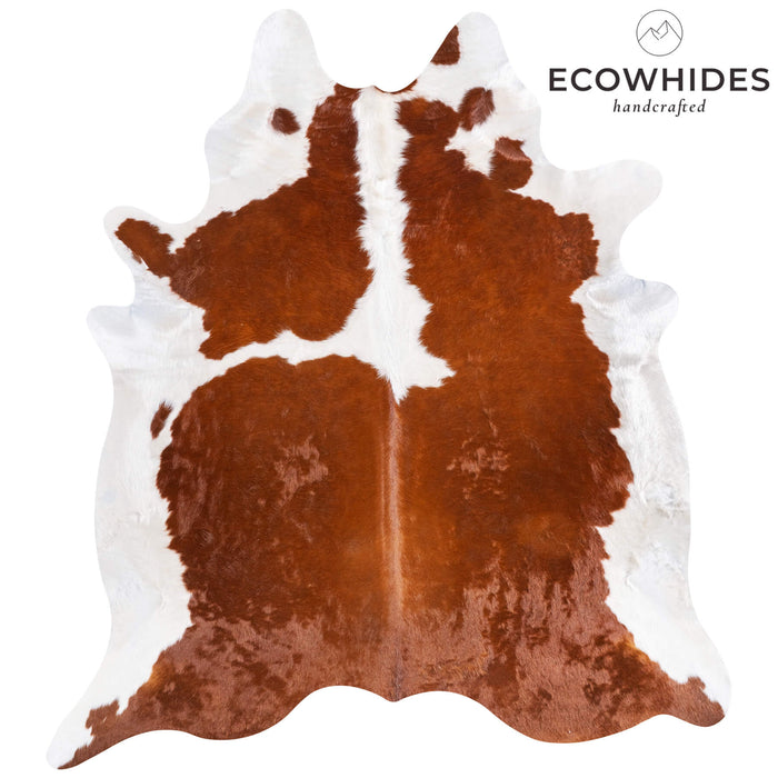 Brazilian Hereford Cowhide Rug Size 7'6" L x 6'8" W 6705
