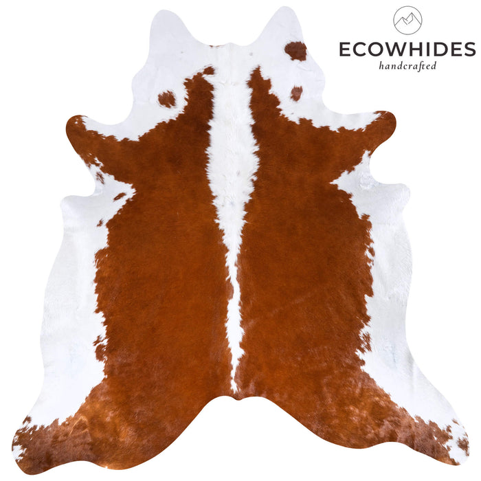 Brazilian Hereford Cowhide Rug Size 7'10" L x 7'9" W 6706