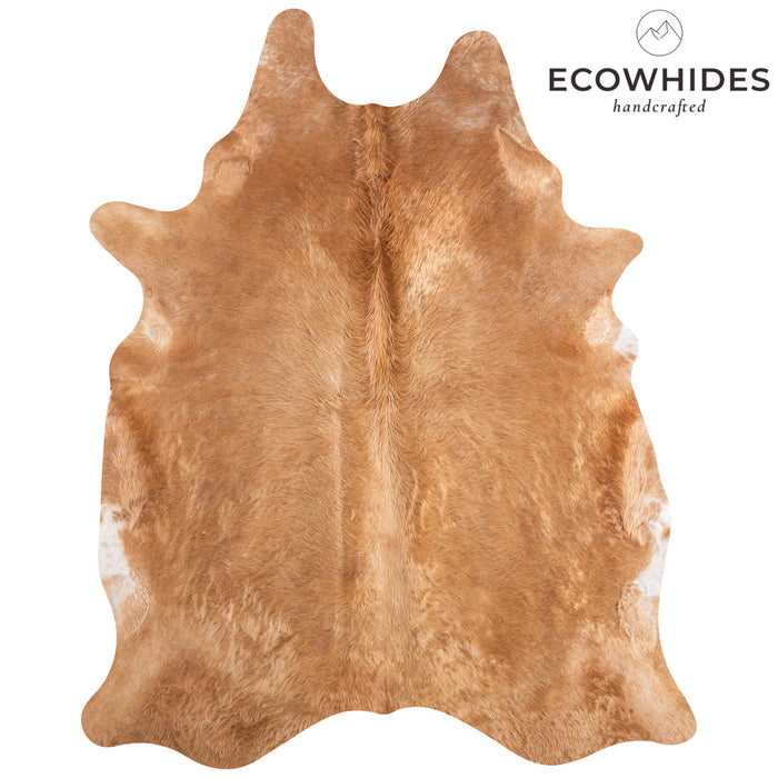 Brazilian Beige Cowhide Rug Size 7'8" L x 6'2" W 6845