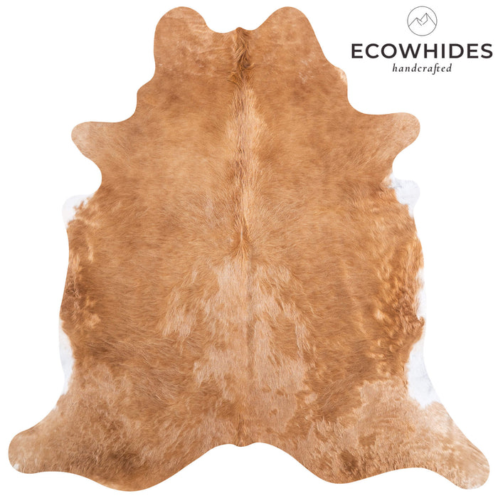 Brazilian Beige Cowhide Rug Size 7'3" L x 7'2" W 6848