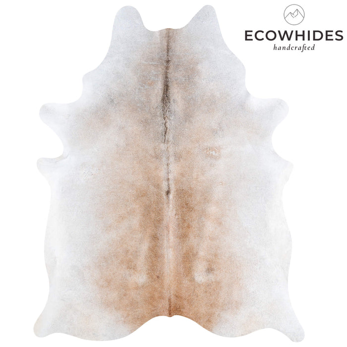Brazilian Grey Palomino Cowhide Rug Size 7'7" L x 6'1" W 6916