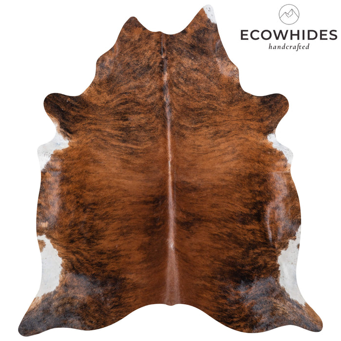 Brazilian Brindle Cowhide Rug Size 7'2" L x 6'8" W 7055