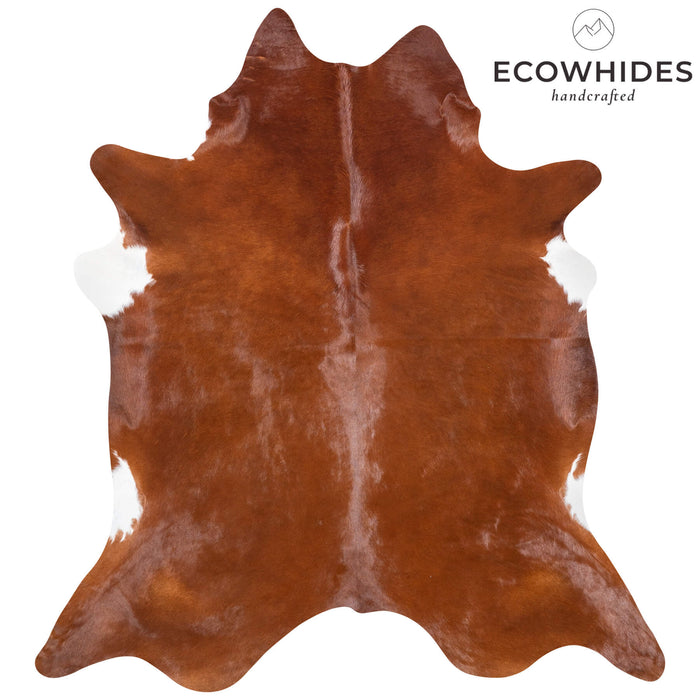 Brazilian Brown Cowhide Rug Size 7'4" L x 6'9" W 7325