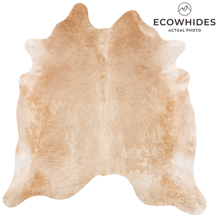 Brazilian Champagne Cowhide Rug Size 7'2" L x 7'0" W 7700