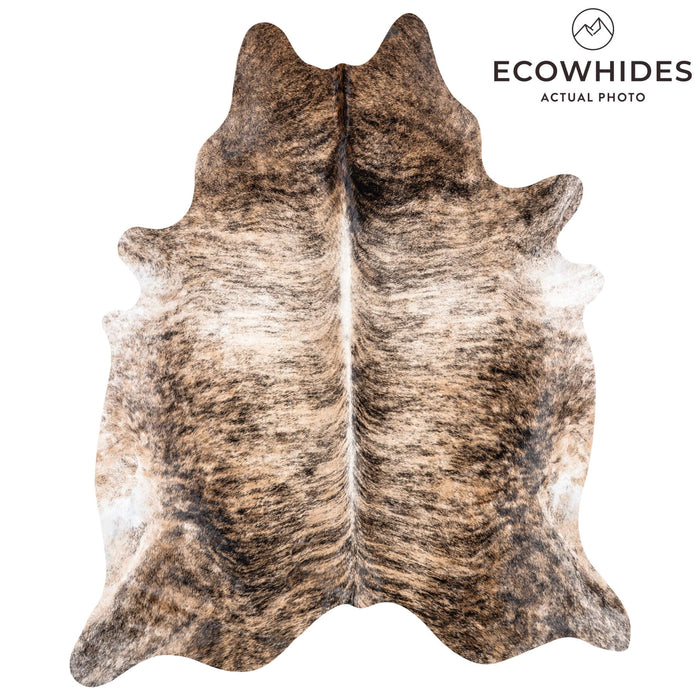 Brazilian Brindle Cowhide Rug Size 7'11" L x 6'8" W 7967