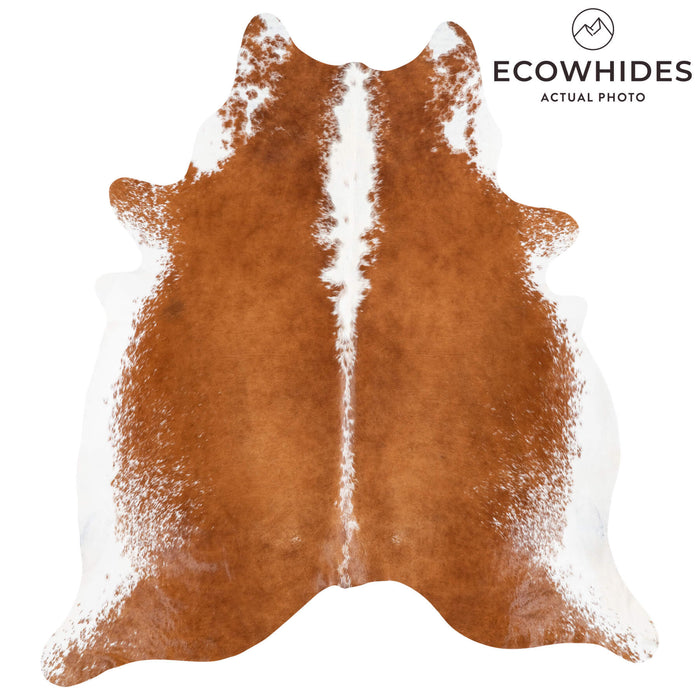 Brazilian Hereford Cowhide Rug Size 7'3" L x 6'9" W 8319