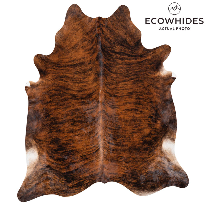 Brazilian Brindle Cowhide Rug Size 7'11" L x 7'0" W 8327