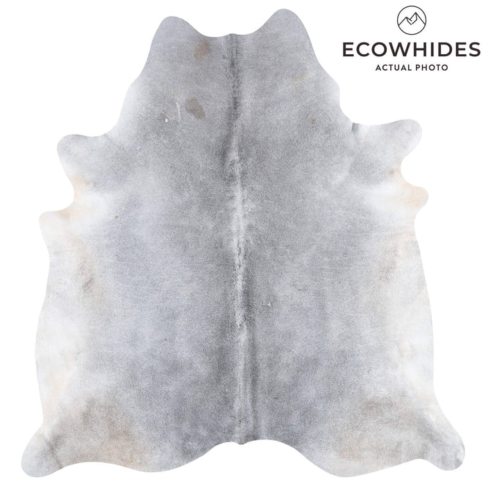 Brazilian Grey Cowhide Rug Size 8'0" L x 7'3" W 8477