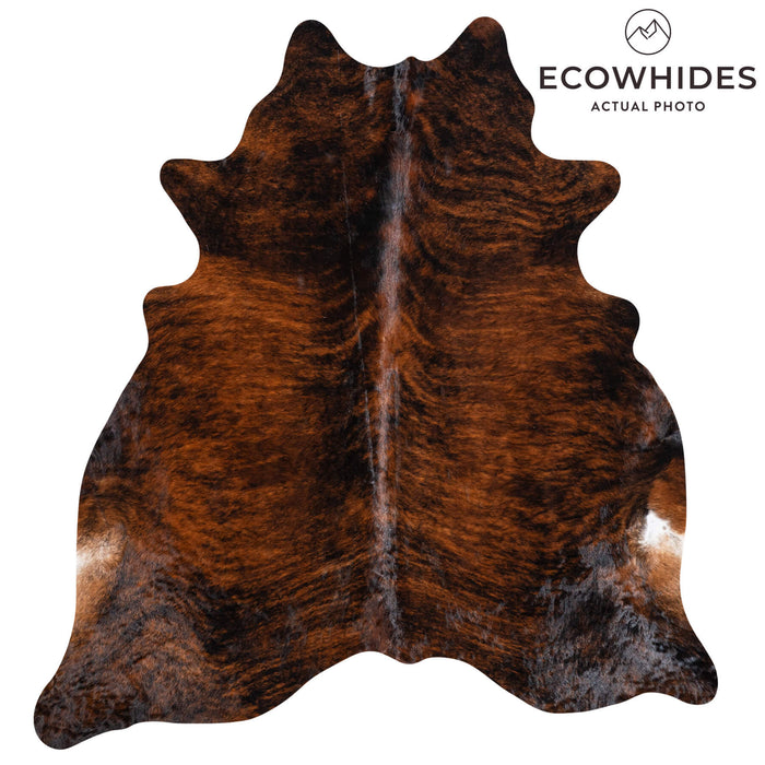 Brazilian Brindle Cowhide Rug Size 6'9" L x 6'9" W 8491