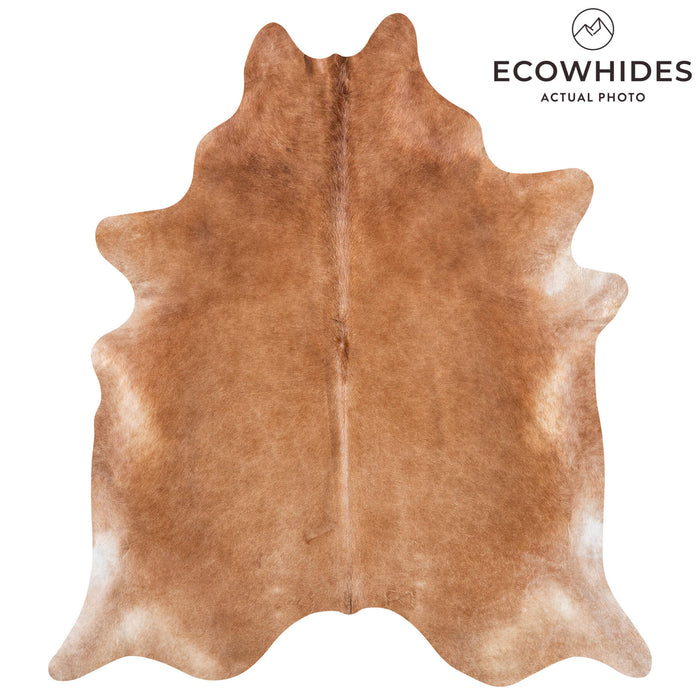 Brazilian Beige Cowhide Rug Size 7'11" L x 7'1" W 8624