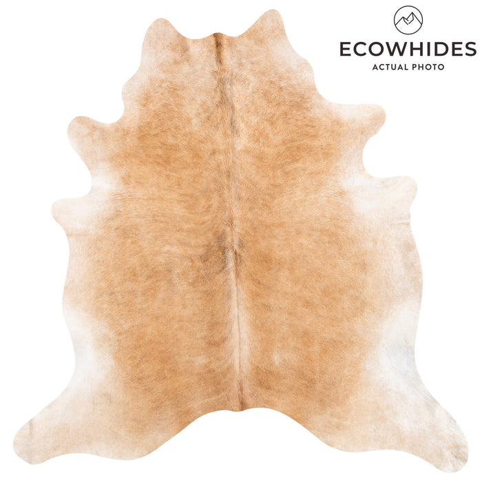 Brazilian Beige Cowhide Rug Size 7'11" L x 7'7" W 8643