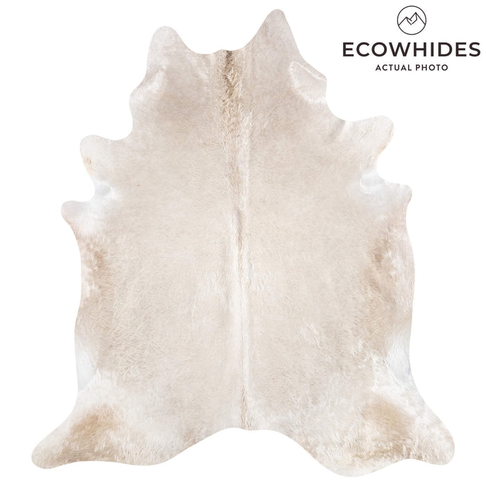 Brazilian Champagne Cowhide Rug Size 8'0" L x 7'1" W 8694