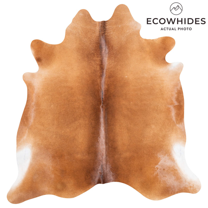 Brazilian Brown Cowhide Rug Size 6'4" L x 6'1" W 9018