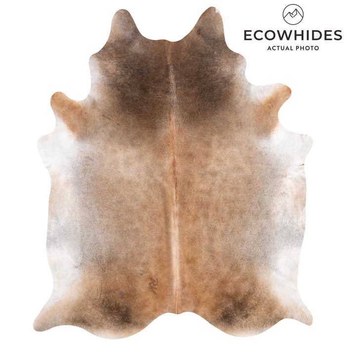 Brazilian Grey Palomino Cowhide Rug Size 8'6" L x 7'1" W 9227