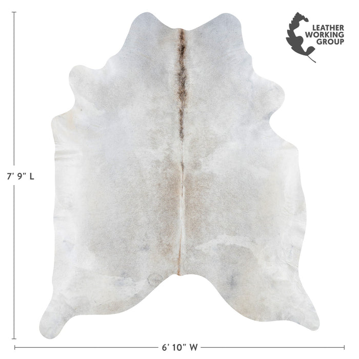 Brazilian Grey Cowhide Rug Size 7'9" L x 6'10" W 9970