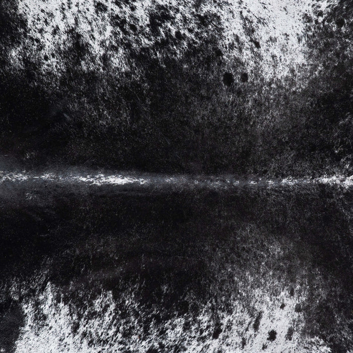 Brazilian Black Salt and Pepper Cowhide Rug Size 8'0" L x 6'0" W 6813