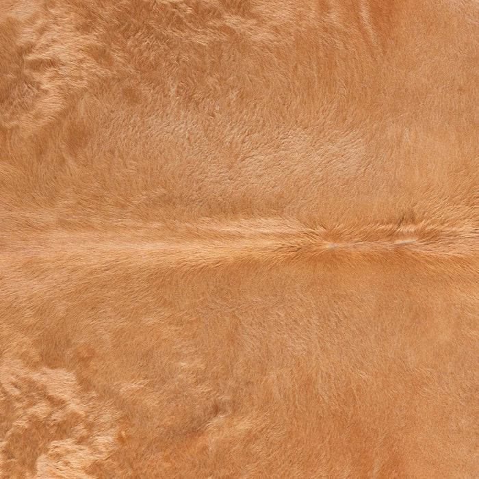 Brazilian Beige Cowhide Rug Size 7'4" L x 6'3" W 6847