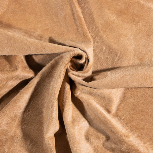 Brazilian Beige Cowhide Rug Size 6'10" L x 6'6" W 6860