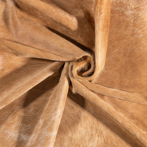 Brazilian Beige Cowhide Rug Size 6'10" L x 5'9" W 6864