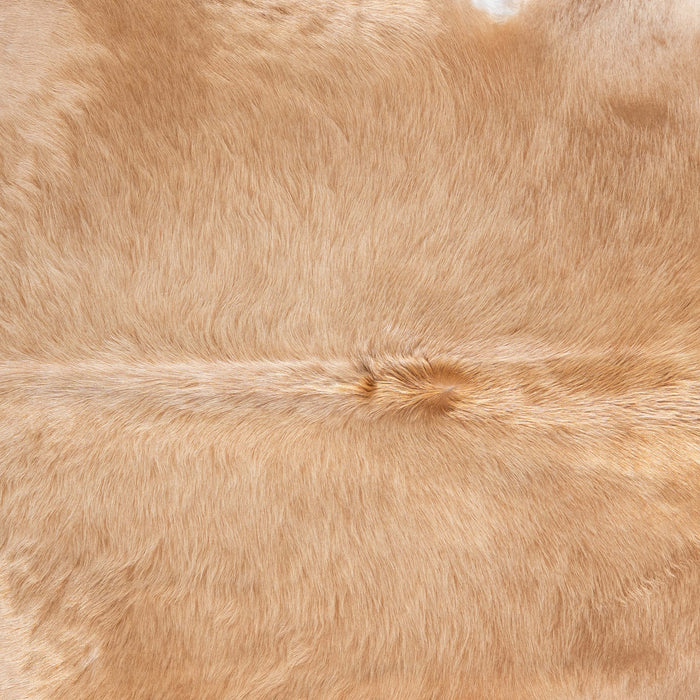 Brazilian Beige Cowhide Rug Size 7'5" L x 6'8" W 6866