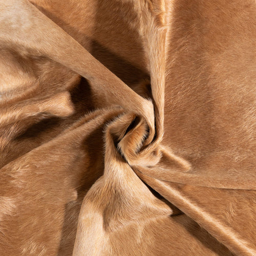 Brazilian Beige Cowhide Rug Size 7'1" L x 6'11" W 6867