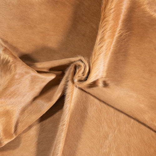 Brazilian Beige Cowhide Rug Size 7'6" L x 6'1" W 6868