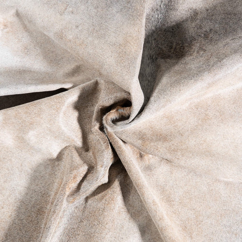 Brazilian Grey Palomino Cowhide Rug Size 7'9" L x 7'1" W 6885