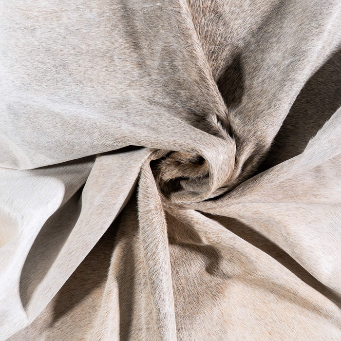 Brazilian Grey Palomino Cowhide Rug Size 7'6" L x 6'8" W 6899