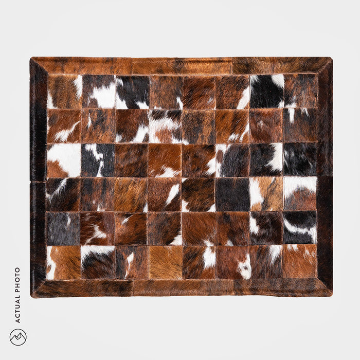Cowhide Floor Mat Rug Size 3 x 2 Feet F-135