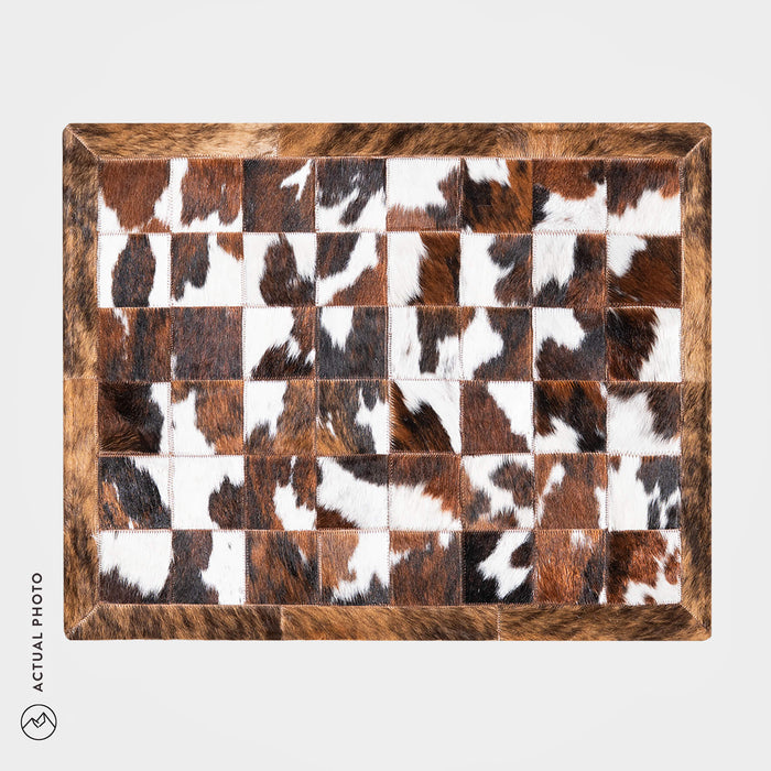 Cowhide Floor Mat Rug Size 3 x 2 Feet F-136