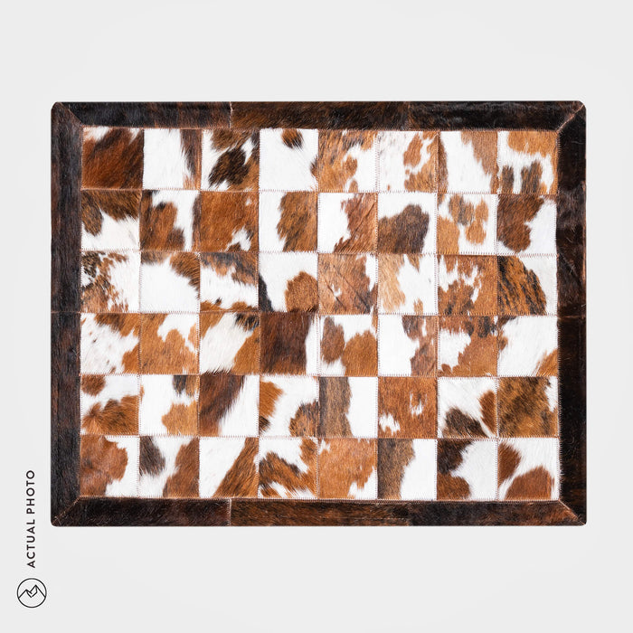 Cowhide Floor Mat Rug Size 3 x 2 Feet F-155