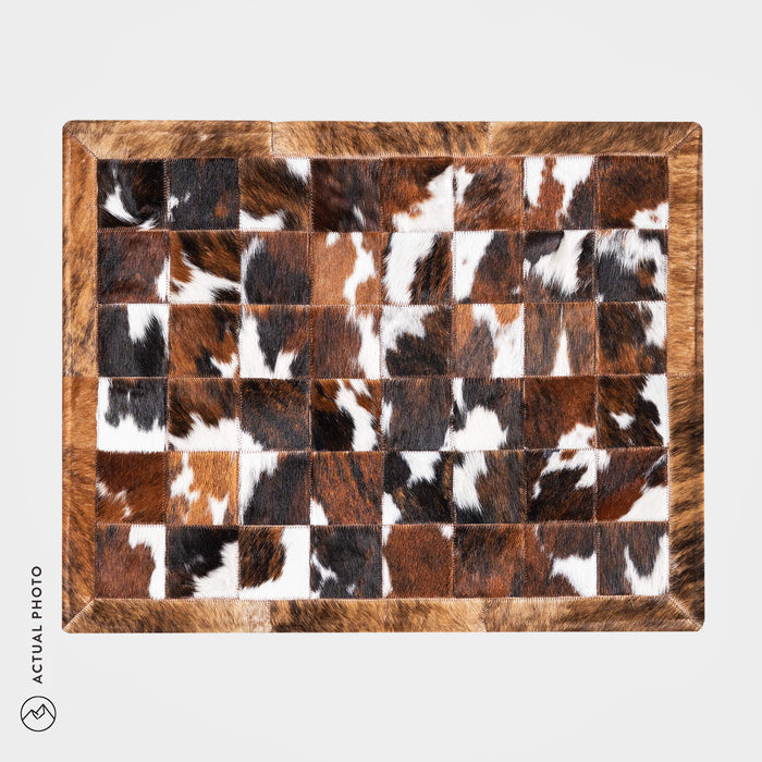 Cowhide Floor Mat Rug Size 3 x 2 Feet F-156
