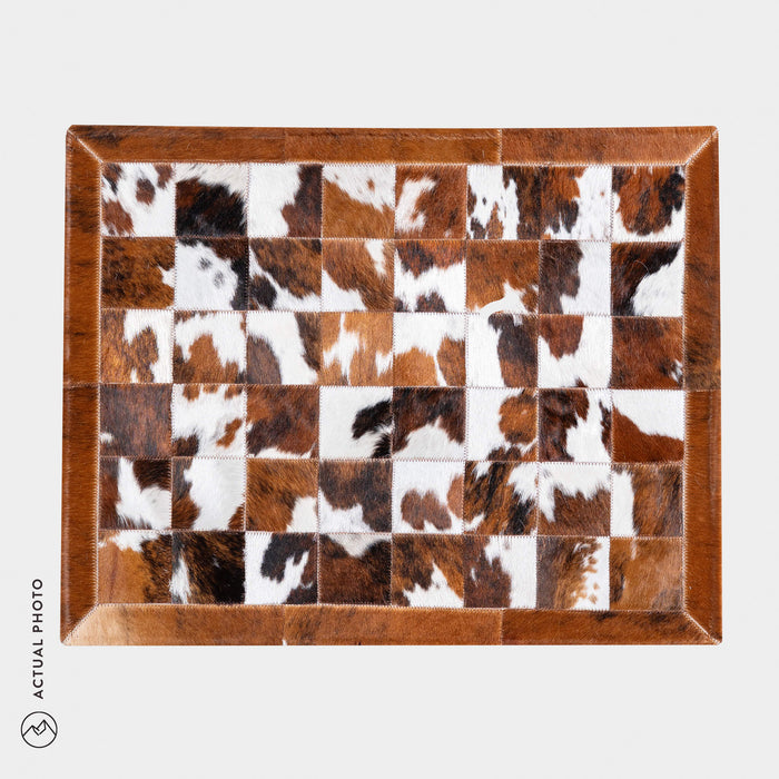 Cowhide Floor Mat Rug Size 3 x 2 Feet F-91