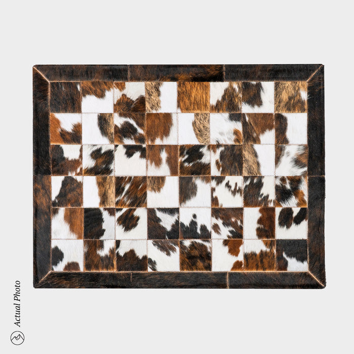 Cowhide Floor Mat Rug Size 3 x 2 Feet F-1