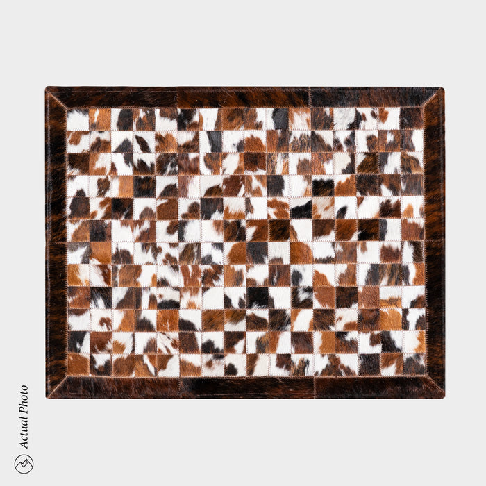 Cowhide Floor Mat Rug Size 3 x 2 Feet F-63