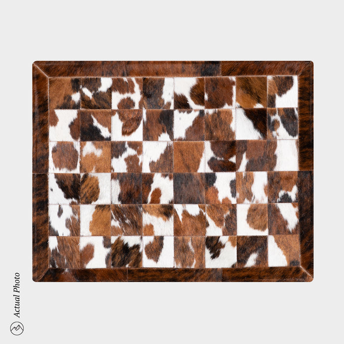 Cowhide Floor Mat Rug Size 3 x 2 Feet F-67
