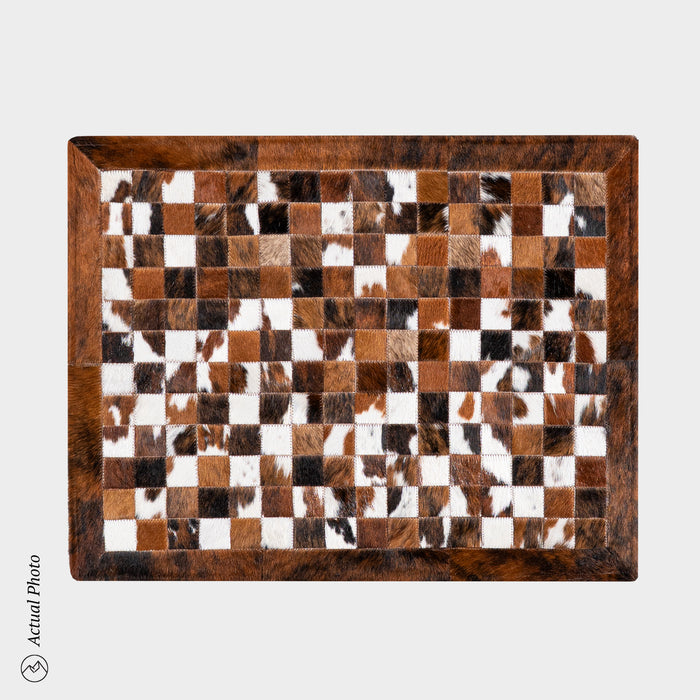 Cowhide Floor Mat Rug Size 3 x 2 Feet F-56
