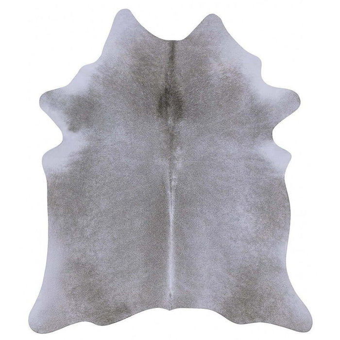 Grey Brazilian Cowhide Rug, Natural Suede Leather | eCowhides