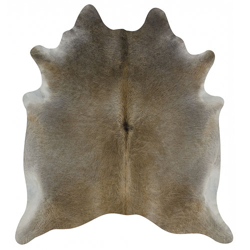 Grey Palomino Brazilian Cowhide Rug: XXL