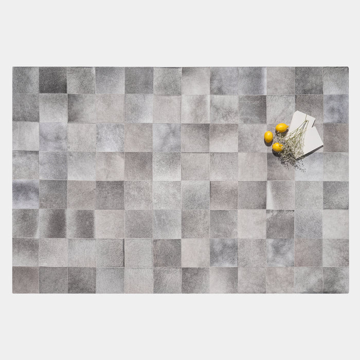 Rhodes Grey Cowhide Rug