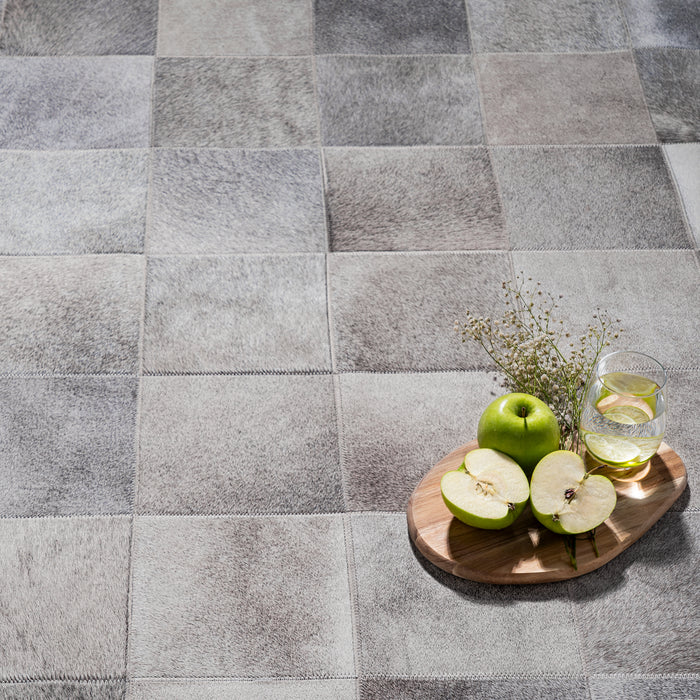 Rhodes Grey Cowhide Rug Size 10 x 8 Feet on Sale