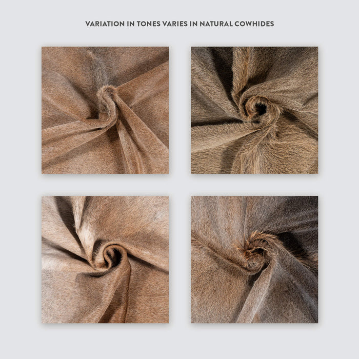 Grey Palomino Brazilian Cowhide Rug: LARGE