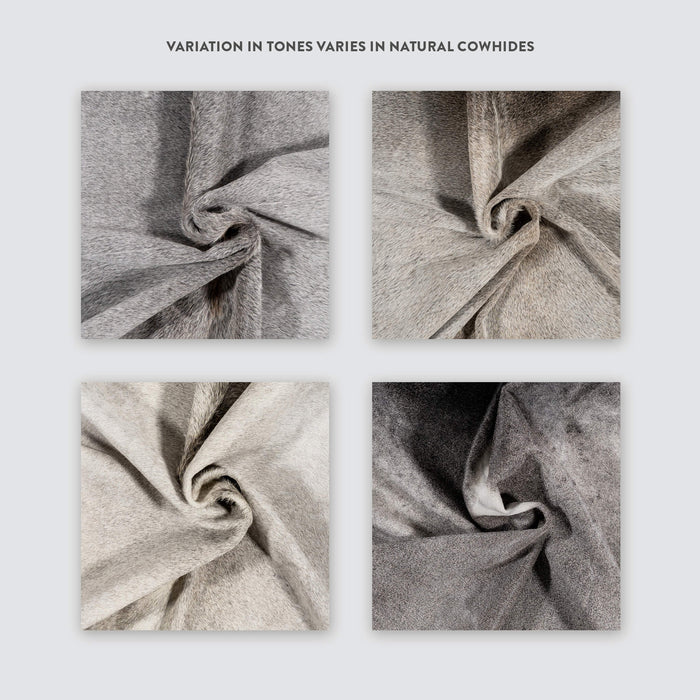 Grey Brazilian Cowhide Rug: XXL
