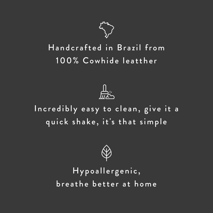 Black and White Cowhide Rug Size 7'8" L x 7'8" W 6545