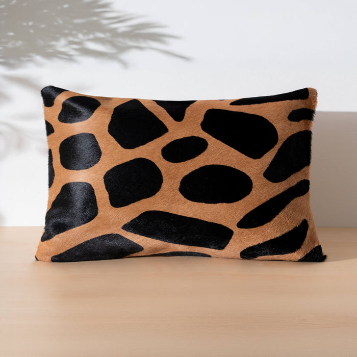 Giraffe Cowhide Pillow